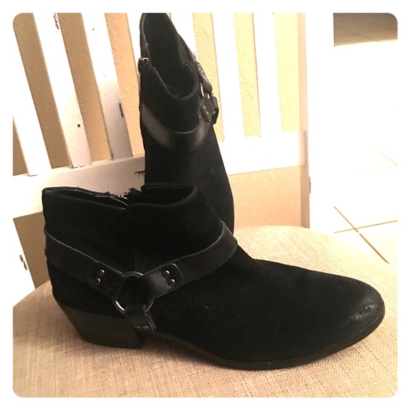 Sam Edelman suede booties - Picture 1 of 3
